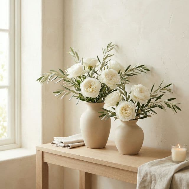 Elegante decoración floral de boda